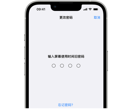 济南iPhone屏幕维修分享iPhone屏幕使用时间密码忘记了怎么办 