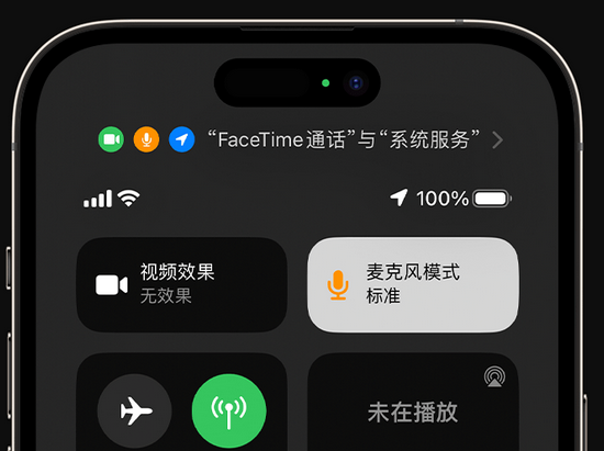 济南苹果授权维修网点分享iPhone在通话时让你的声音更清晰 