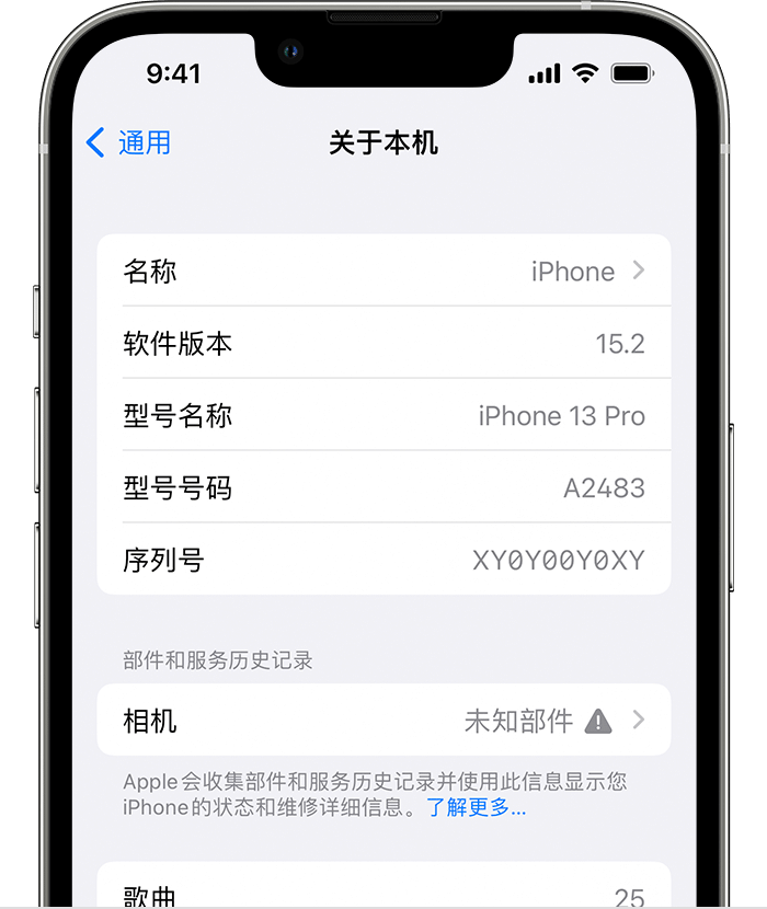 济南苹果维修分享iPhone 出现提示相机“未知部件”是什么原因？ 