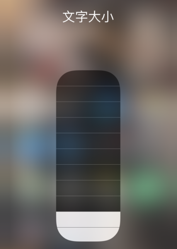 济南苹果手机维修分享小技巧：在 iPhone 控制中心快速调节字体大小 