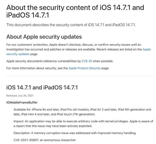 济南苹果手机维修分享iOS 14.7.1 正式版更新内容及升级方法 
